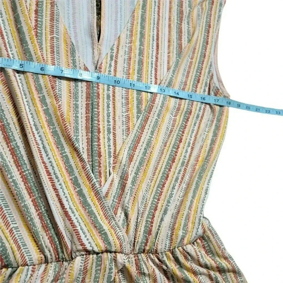 BCBGENERATION size M romper v neck sleeveless multicolor women's - Picture 4 of 12